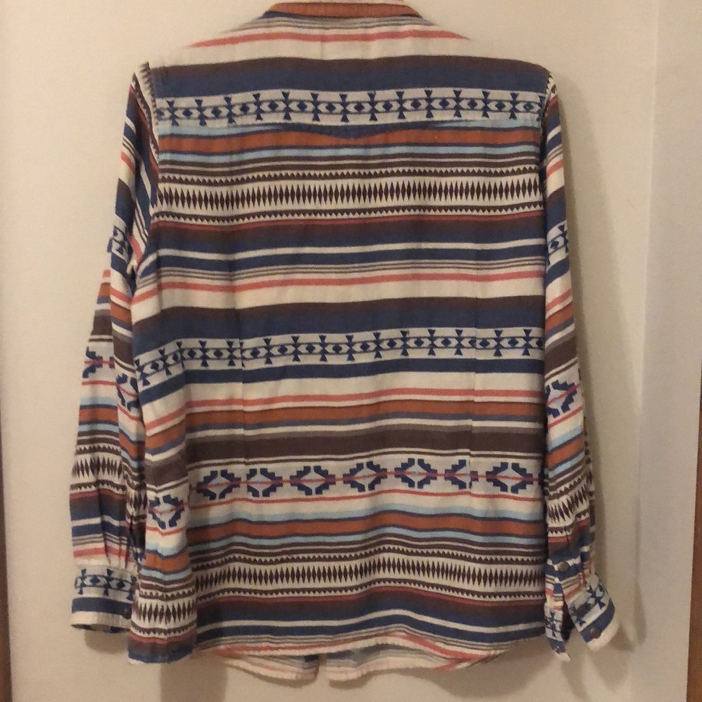 Ariat Real Tribal western wear, snap button down shirt XL - Picture 5 of 5